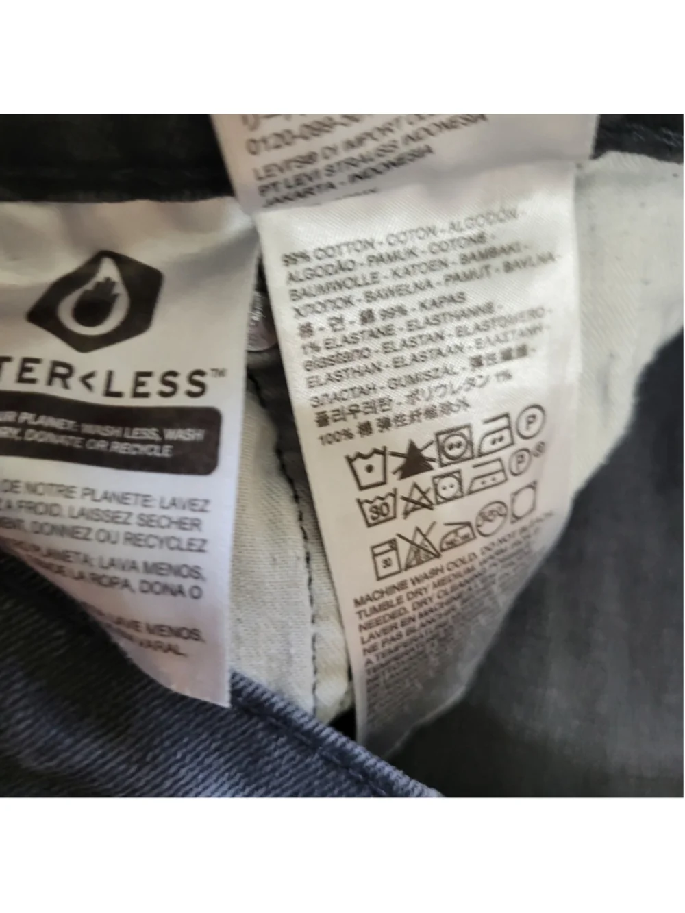 Levi's 511 Slim Straight Black Jeans 32/34 Men's Excellent Condition Pre-owned